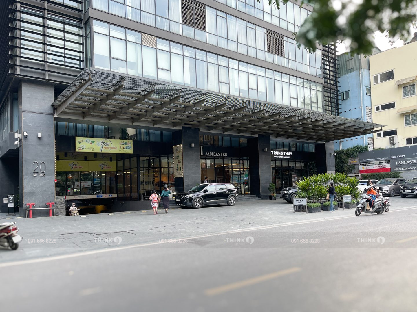 Lối vào hầm toà nhà The Lancaster Building
