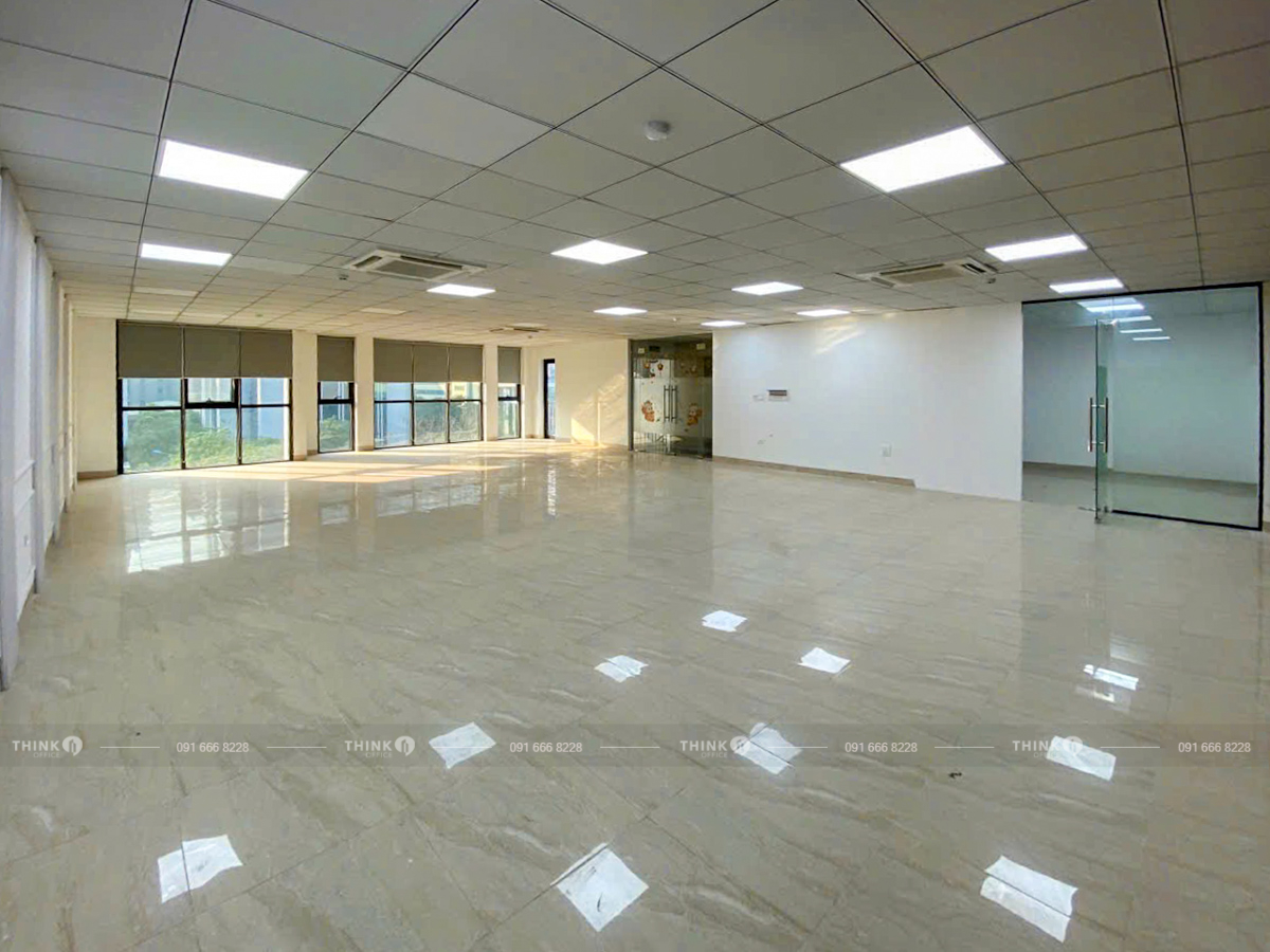 Diện tích cho thuê Gems Duy Tân Building