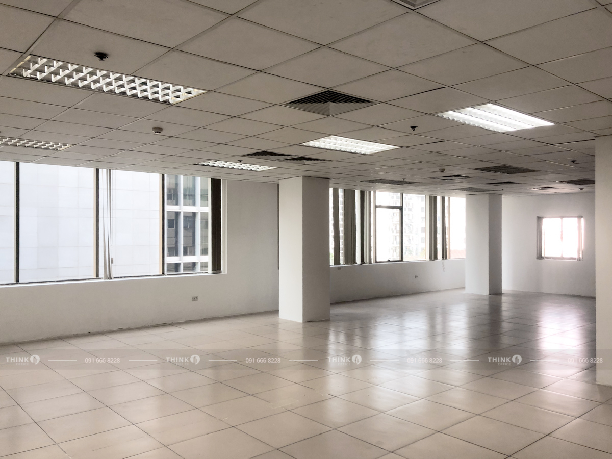 Diện tích cho thuê điển hình toà nhà Hoàng Linh Building Duy Tân