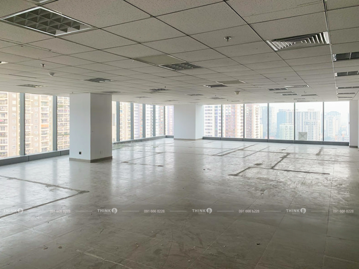 Diện tích cho thuê toà nhà Cục Tần Số Trần Duy Hưng