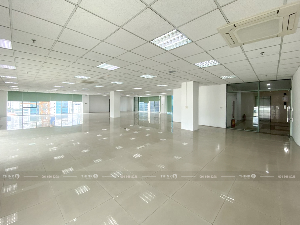 Diện tích trống cho thuê điển hình Mitec Tower Dương Đình Nghệ