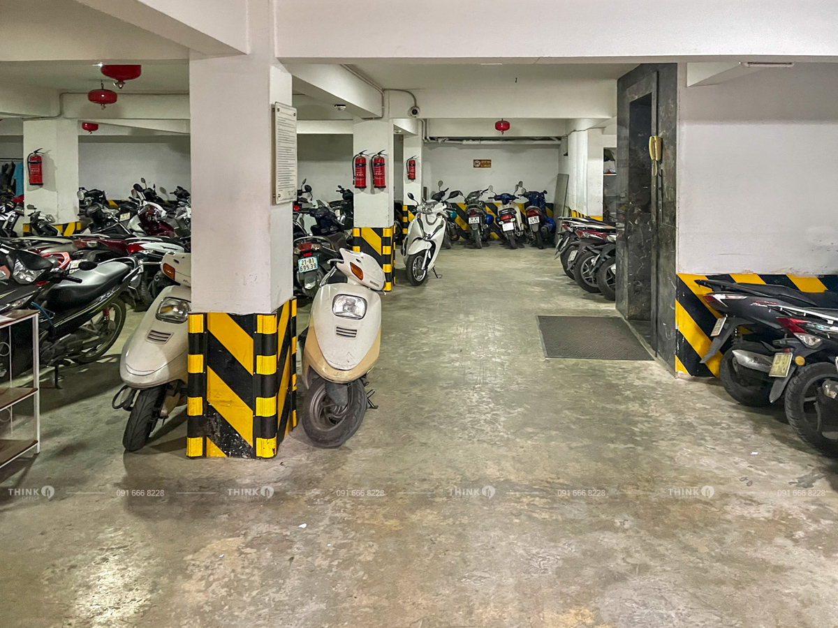 Hầm để xe toà nhà AD Building Dịch Vọng Hậu