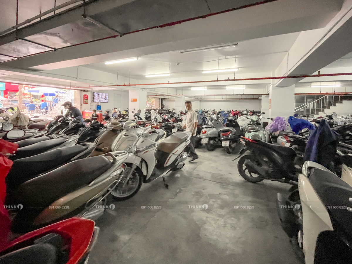 Hầm để xe toà nhà Bảo Anh Building Trần Thái Tông