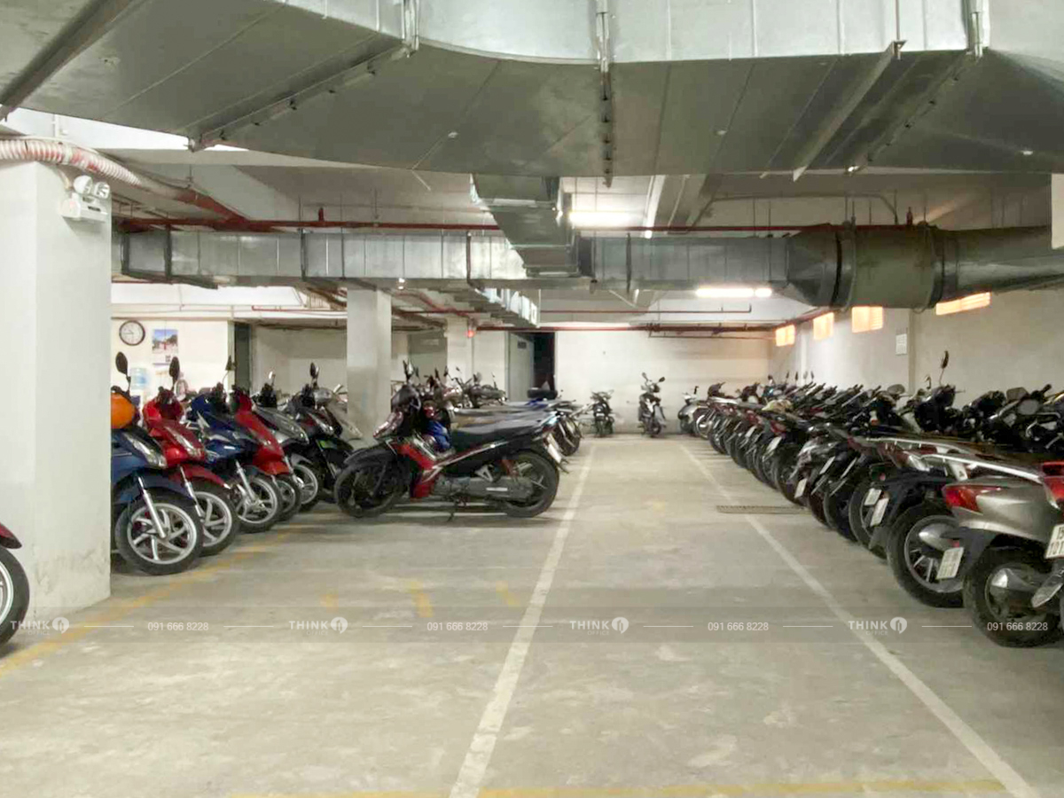 Hầm để xe toà nhà C Plus Office
