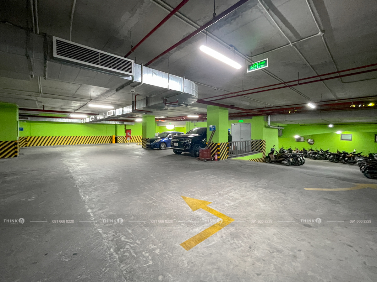 Hầm để xe toà nhà CIC Tower