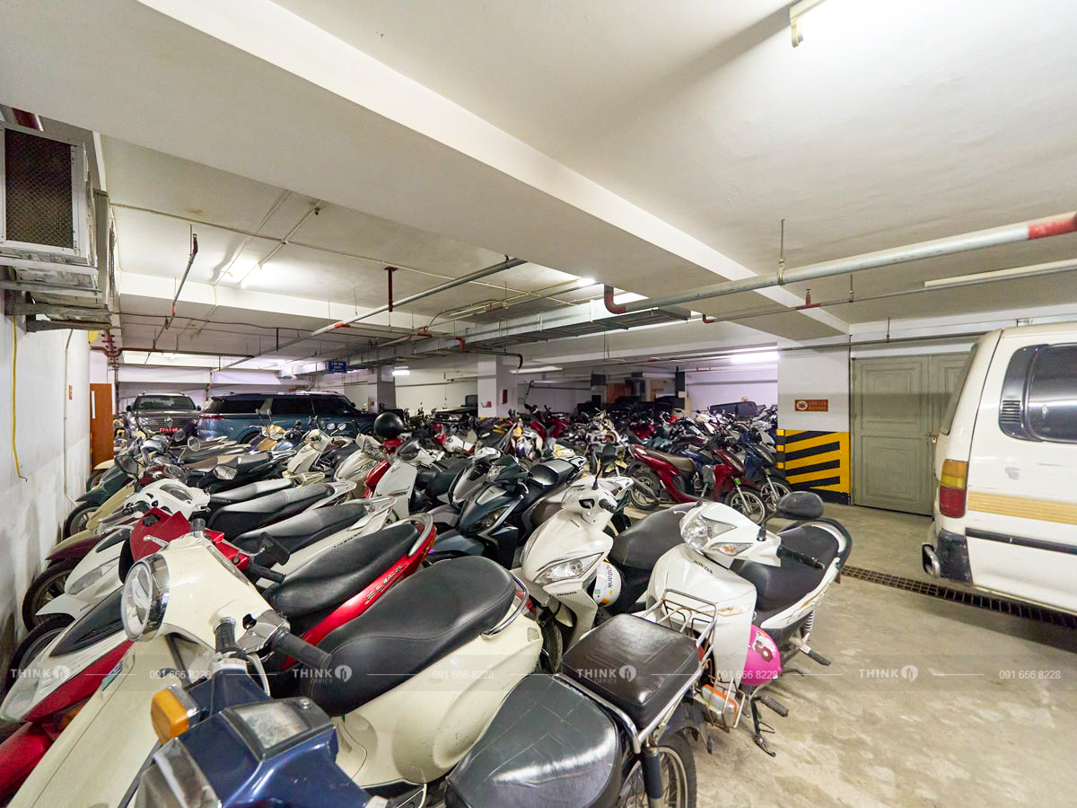 Hầm để xe toà nhà CIT Building Duy Tân