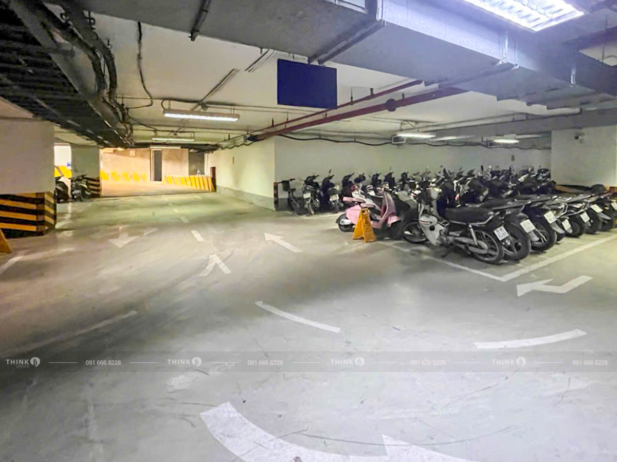 Hầm để xe toà nhà Hanoi Tourist Building Lý Thường Kiệt