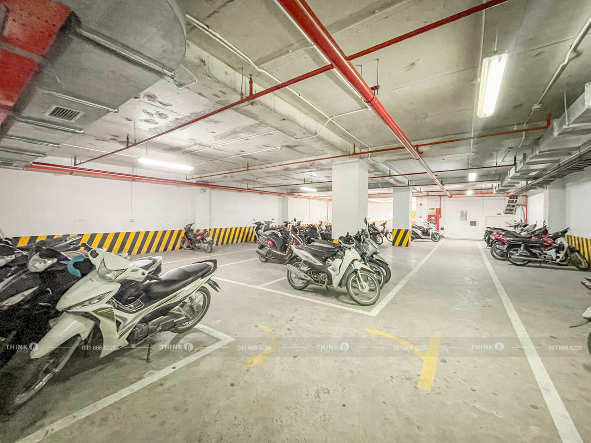 Hầm để xe toà nhà ICT Building Lê Thanh Nghị