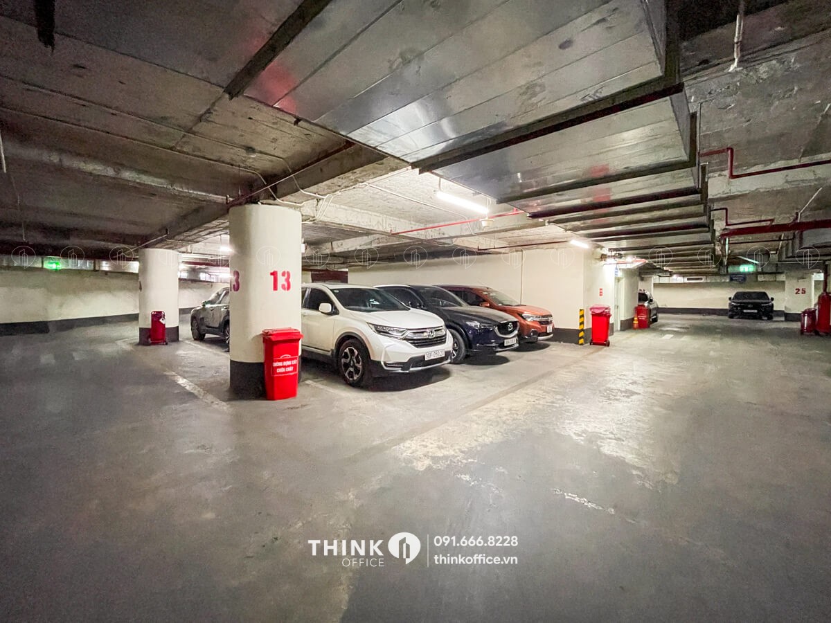 Hầm để xe toà nhà Liễu Giai Tower