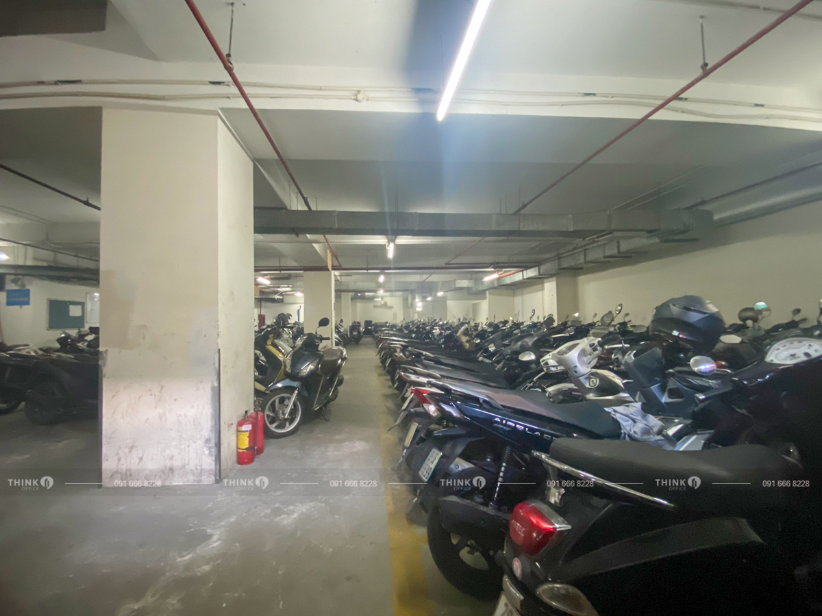Hầm để xe toà nhà Mitec Tower Dương Đình Nghệ