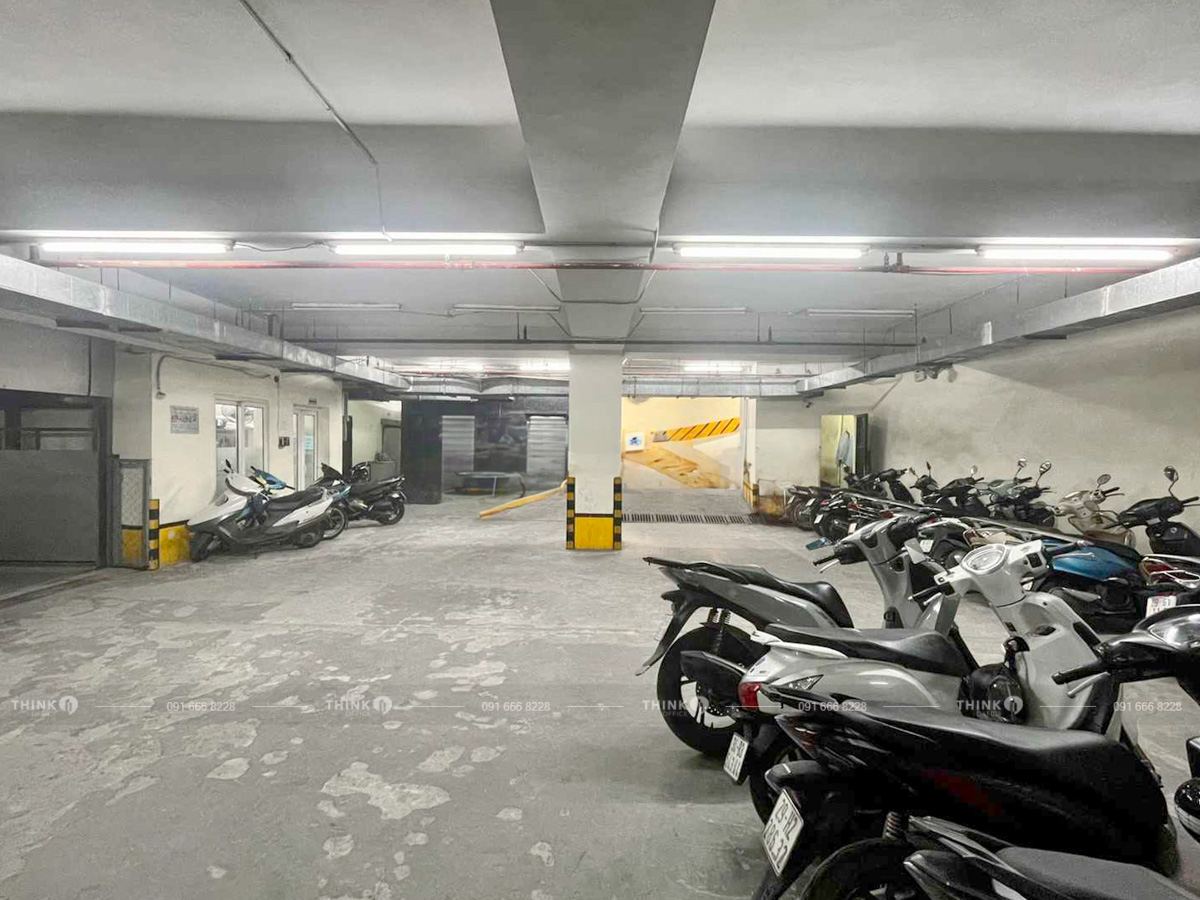 Hầm để xe toà nhà Naforimex Building Bà Triệu