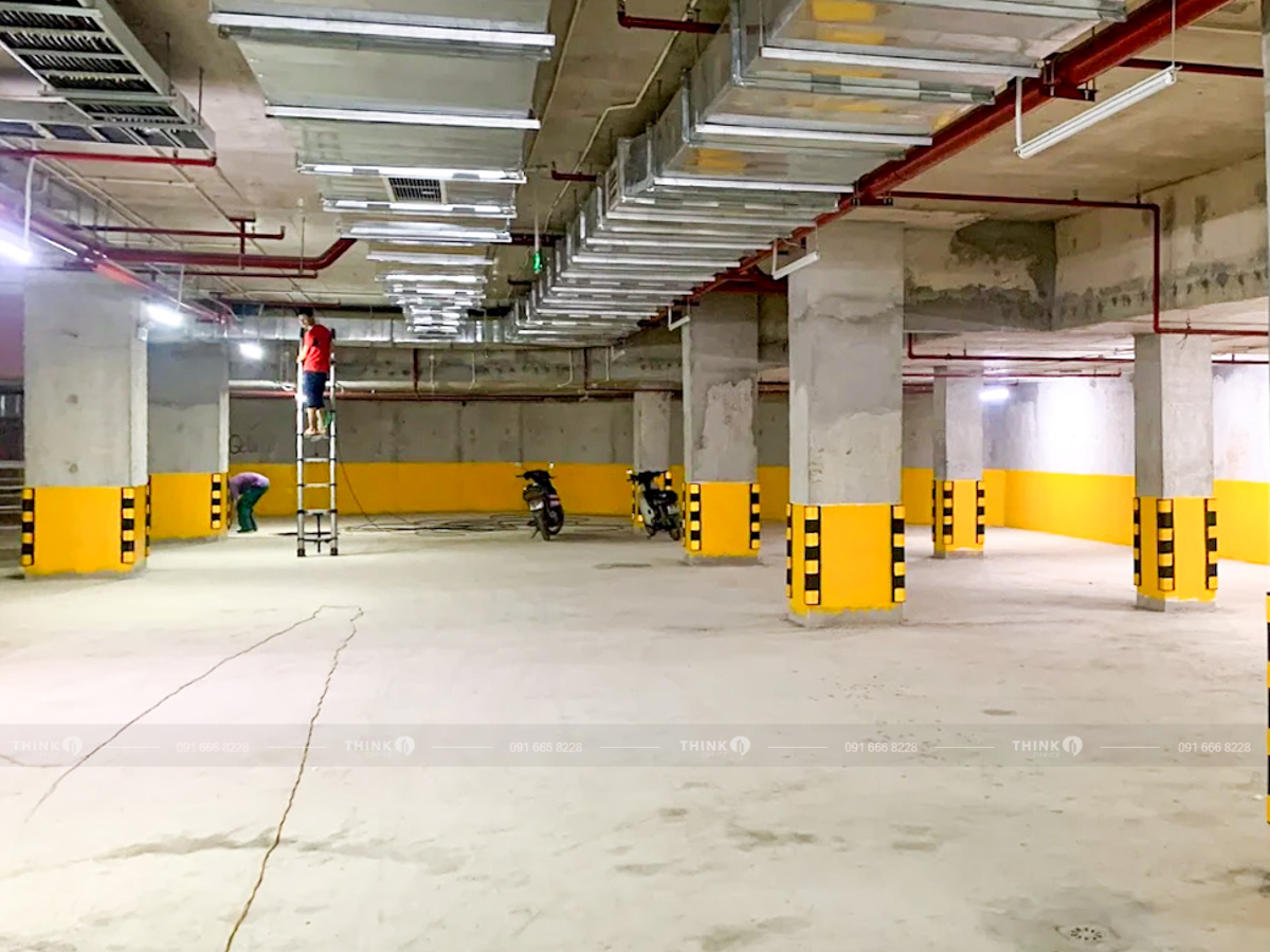 Hầm để xe toà nhà Sao Mai Building