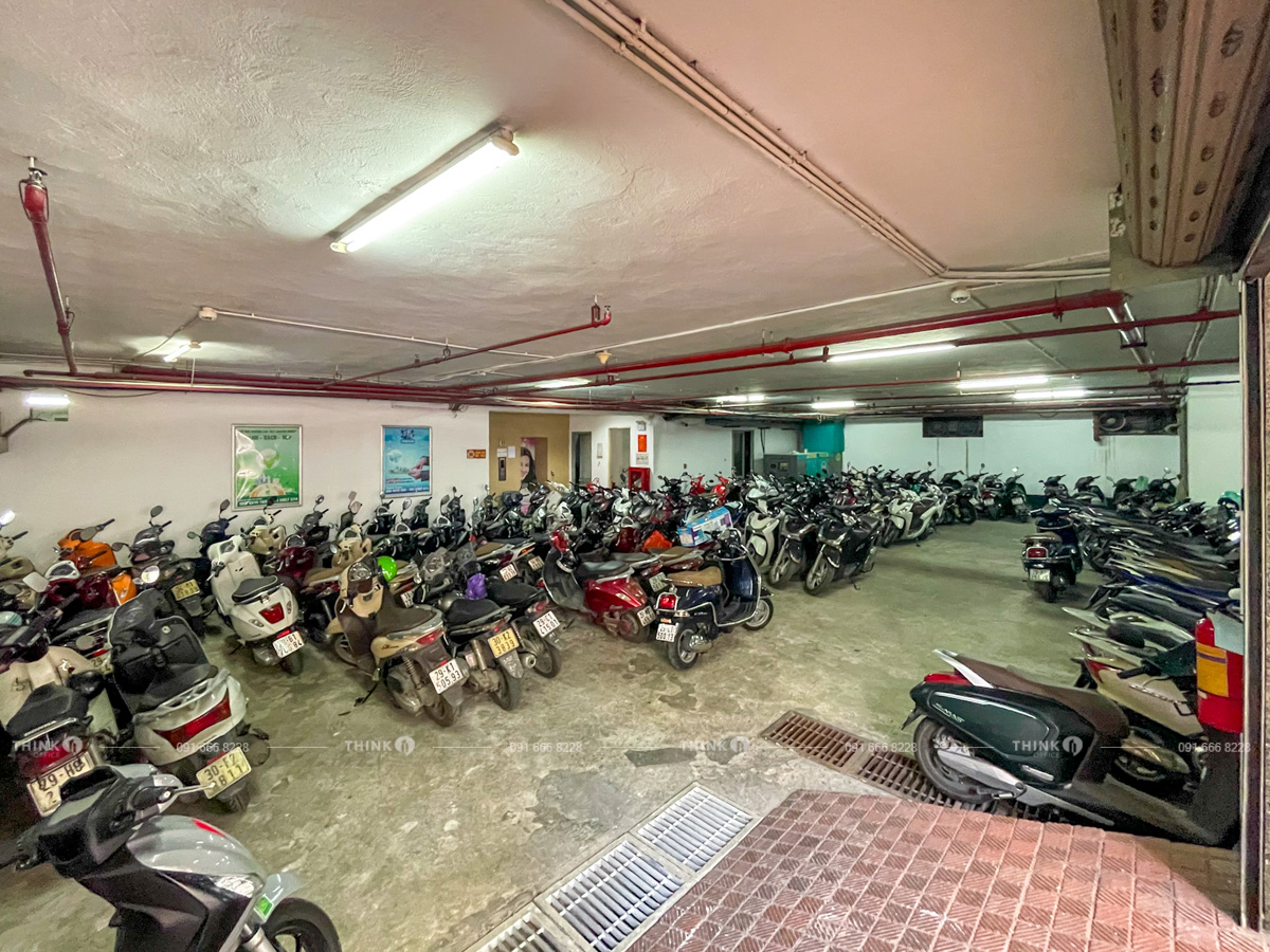 Hầm để xe toà nhà Vinaplast Building Ngô Quyền