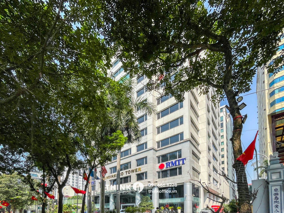 Mặt bên toà nhà Handiresco Tower Kim Mã
