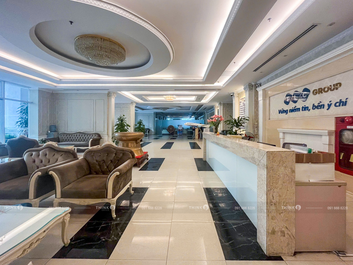 Khu vực lễ tân toà nhà FLC Landmark Tower
