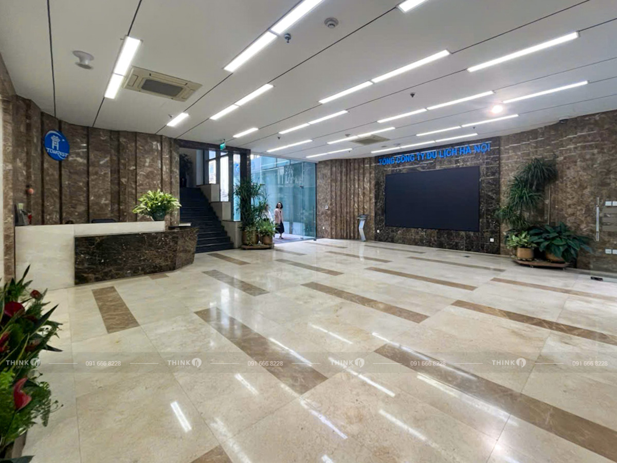 Khu vực sảnh Hanoi Tourist Building Lý Thường Kiệt