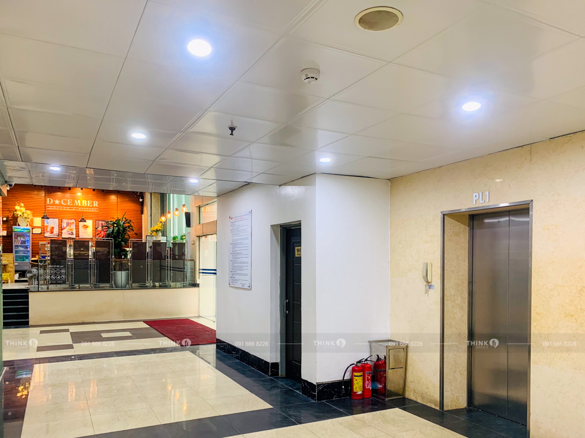 Khu vực sảnh Mitec Tower Dương Đình Nghệ