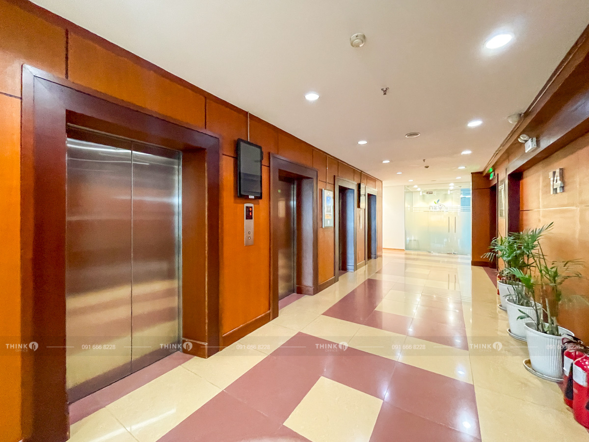 Khu vực sảnh thang máy Viglacera Tower