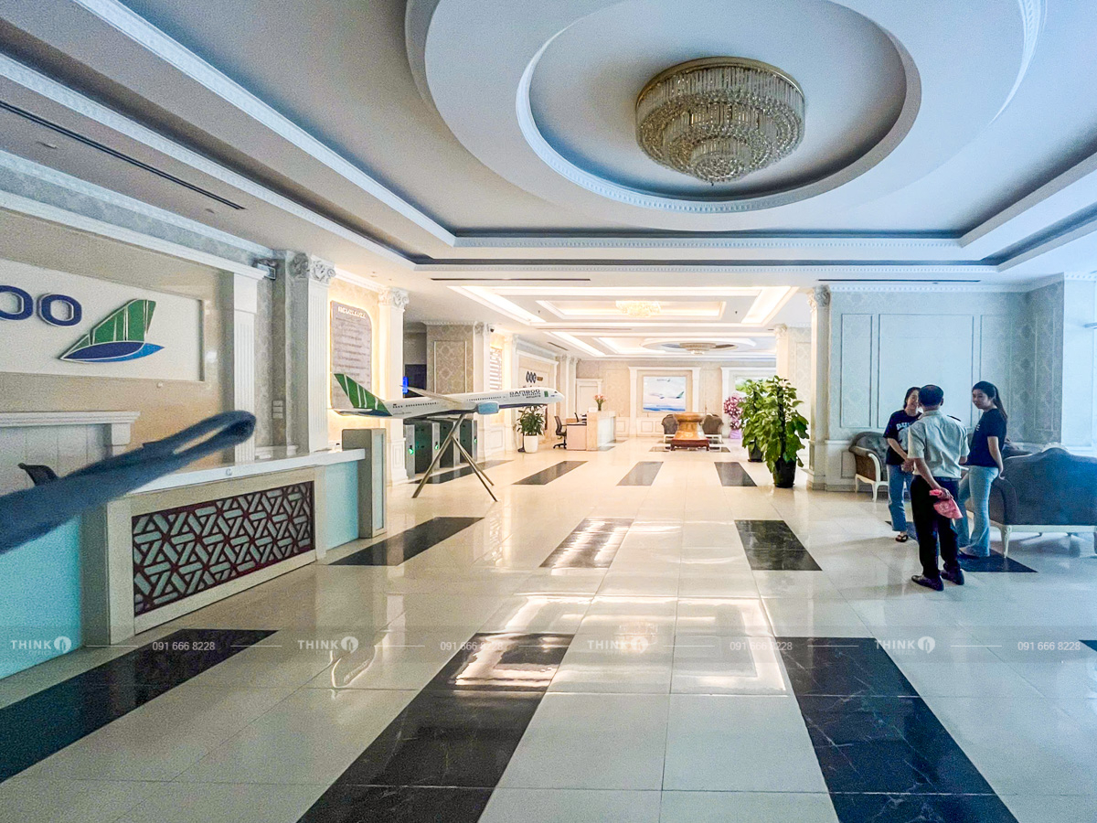 Khu vực sảnh toà nhà FLC Landmark Tower