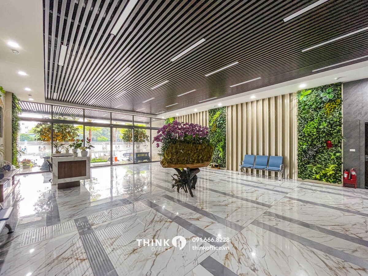 Khu vực sảnh toà nhà HCMCC Tower