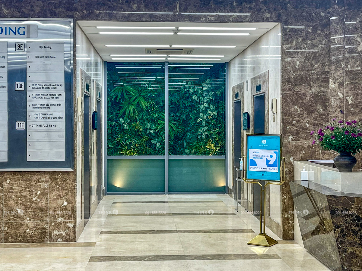 Khu vực sảnh toà nhà Hanoi Tourist Building Lý Thường Kiệt