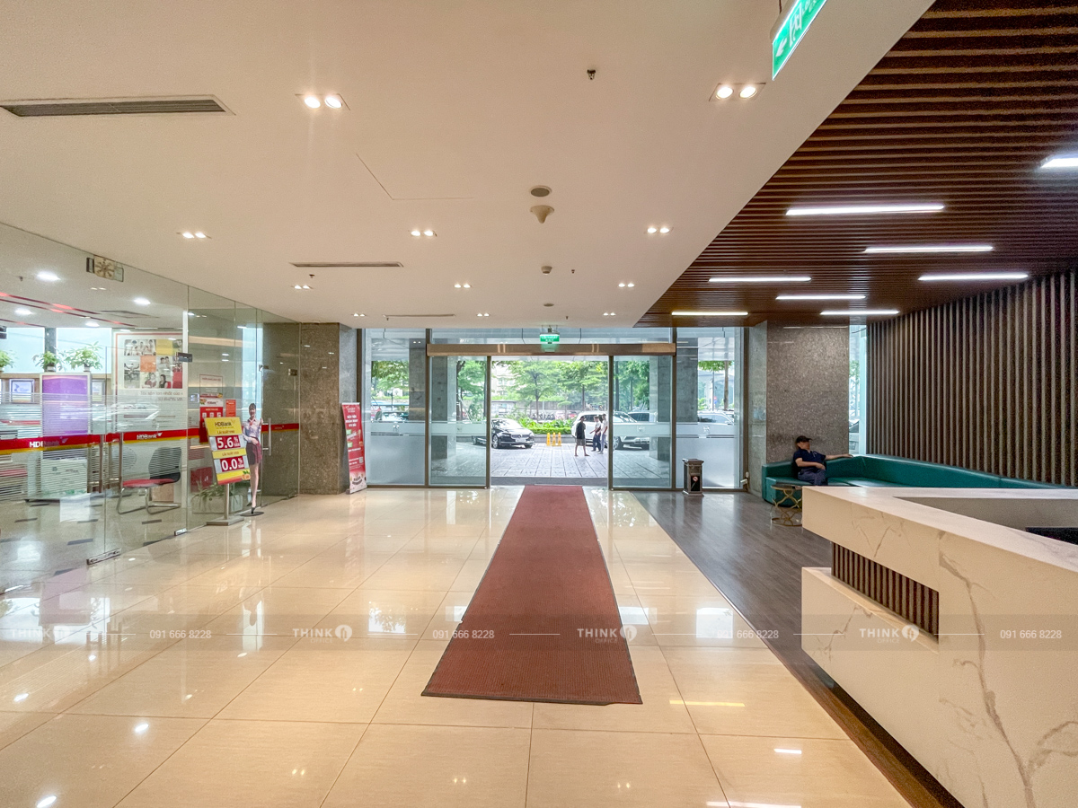 Khu vực sảnh toà nhà Icon4 Tower