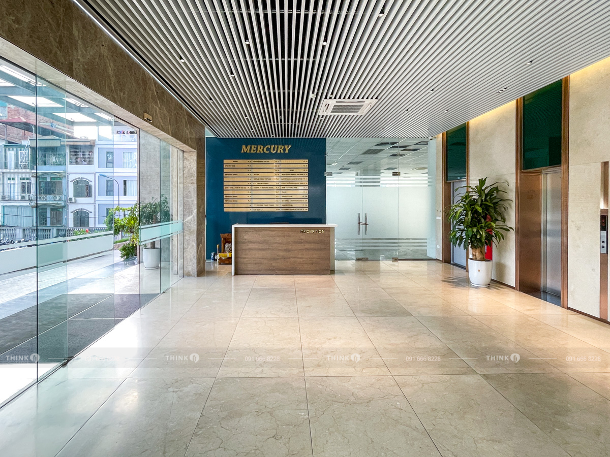 Khu vực sảnh toà nhà Mercury Building