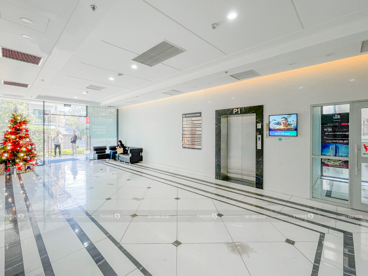 Khu vực sảnh toà nhà Minori Office Trương Định