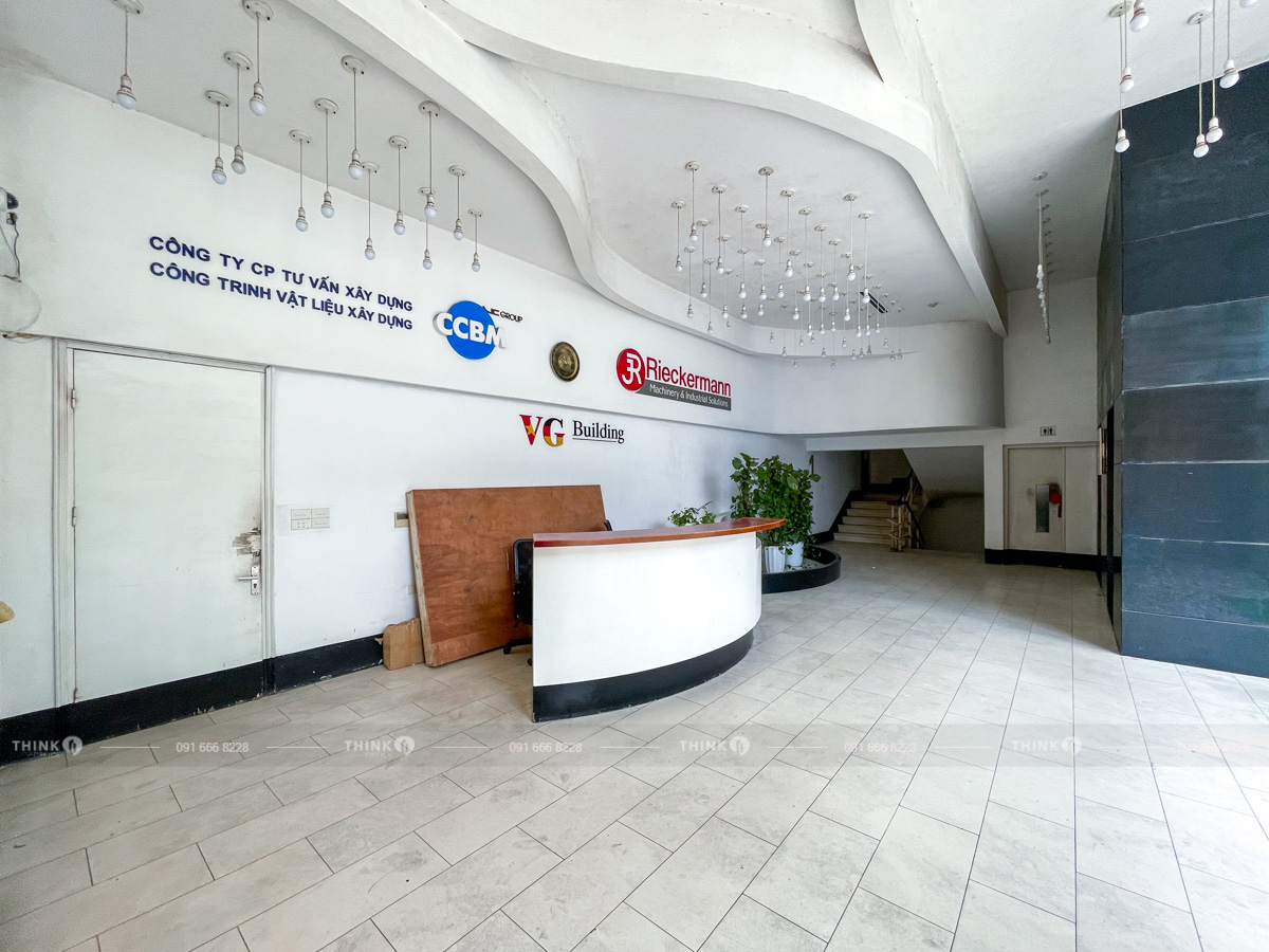 Khu vực sảnh toà nhà VG Building