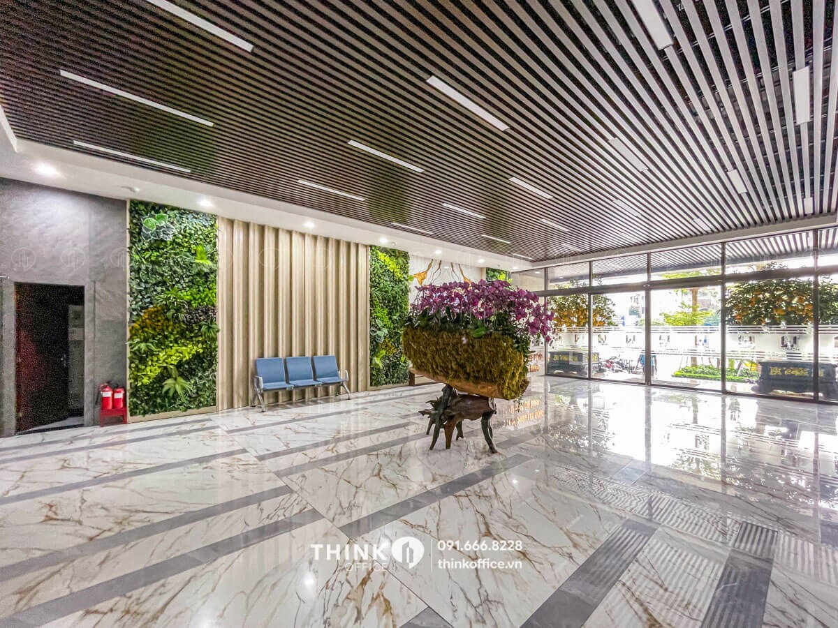 Khu vực sảnh văn phòng HCMCC Tower