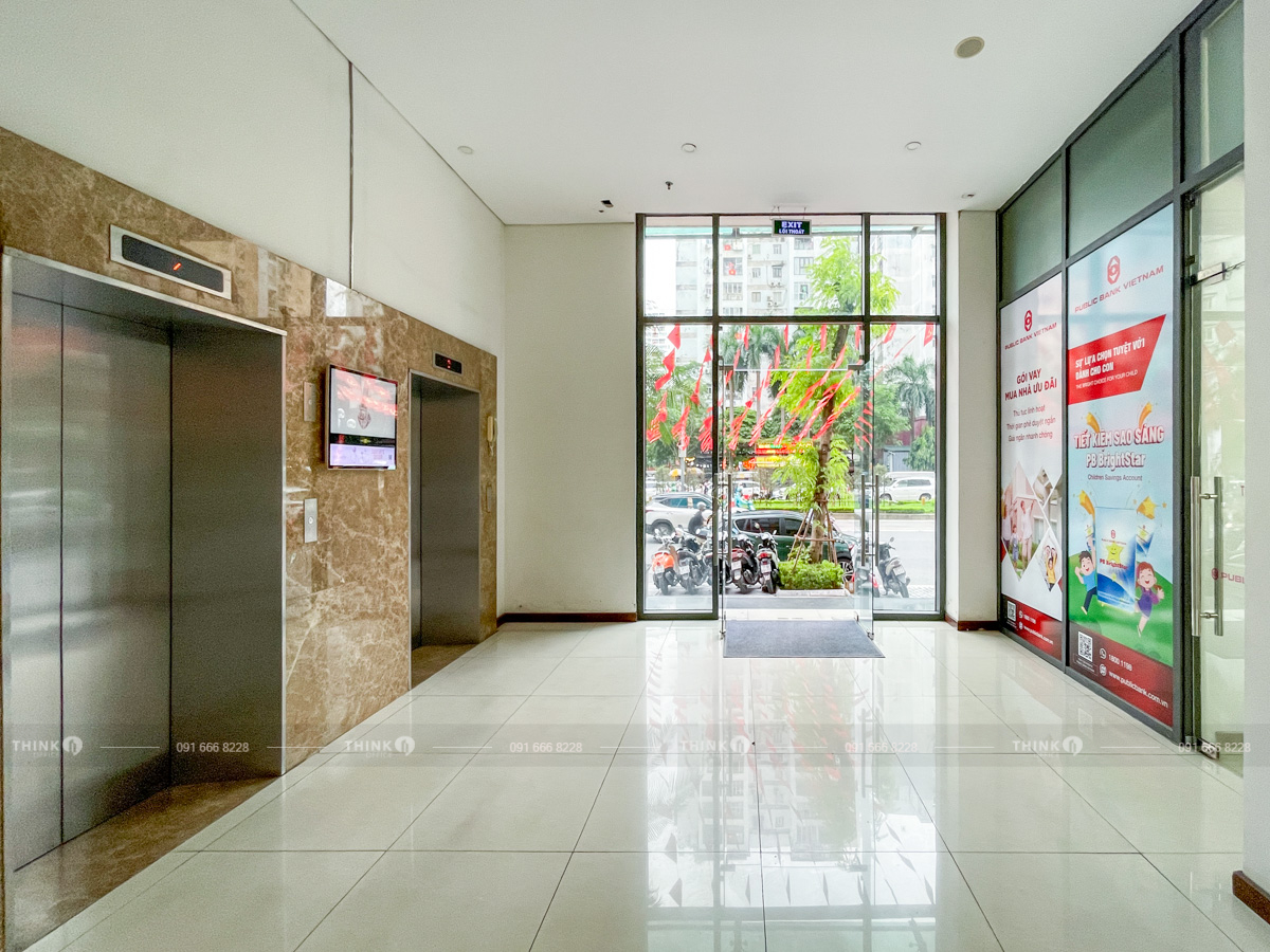 Khu vực sảnh văn phòng Times Tower Lê Văn Lương