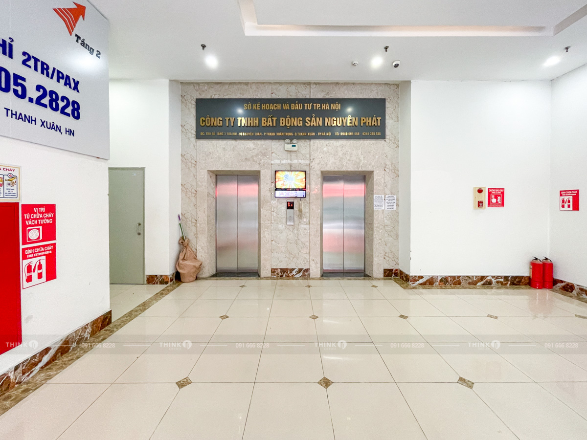 Khu vực sảnh văn phòng Tổ Hợp 90 Nguyễn Tuân