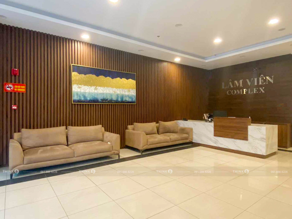 Khu vực sảnh văn phòng toà nhà AZ Lâm Viên Complex