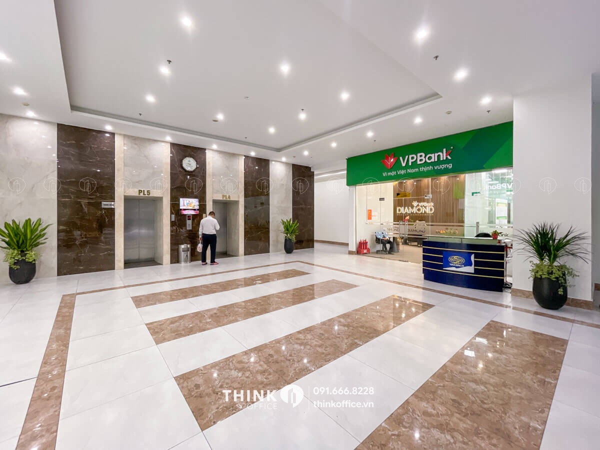 Khu vực sảnh văn phòng toà nhà N05 Hoàng Đạo Thúy