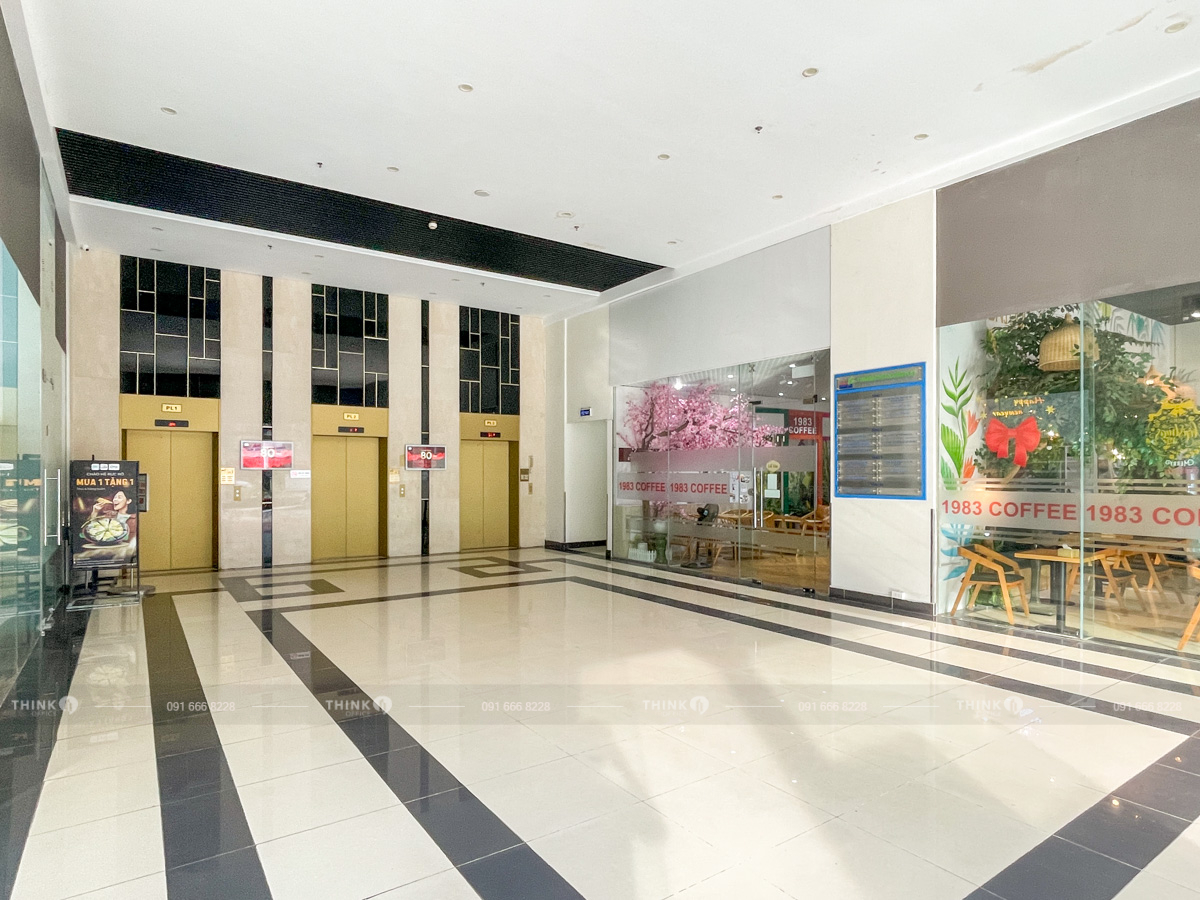 Khu vực sảnh văn phòng toà nhà Thanh Xuân Complex