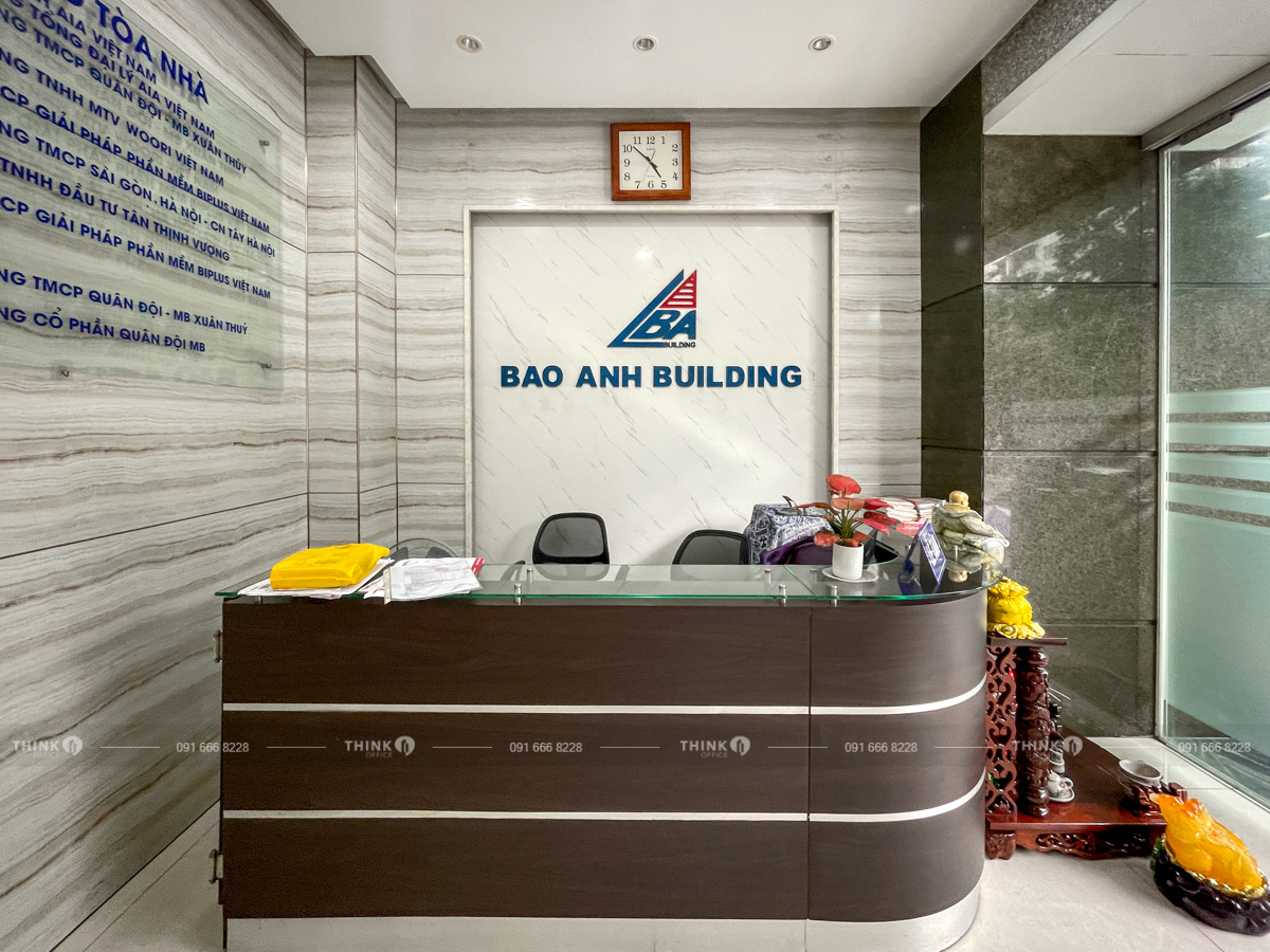 Lễ tân toà nhà Bảo Anh Building Trần Thái Tông