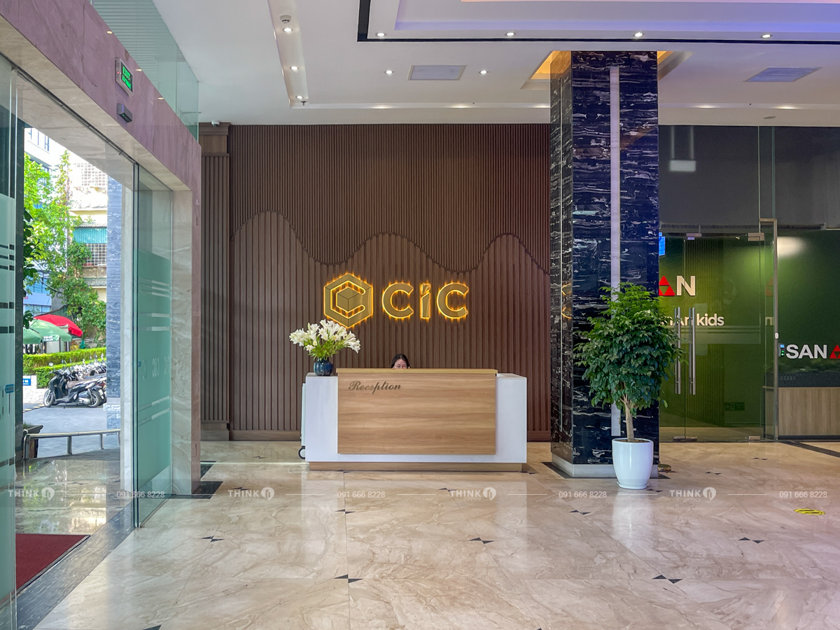 Lễ tân toà nhà CIC Tower