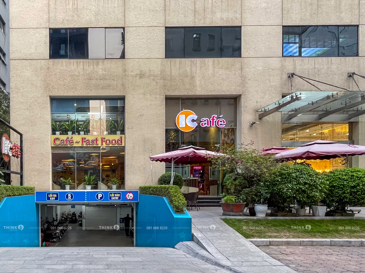 Lối vào hầm để xe toà nhà toà nhà IC Building