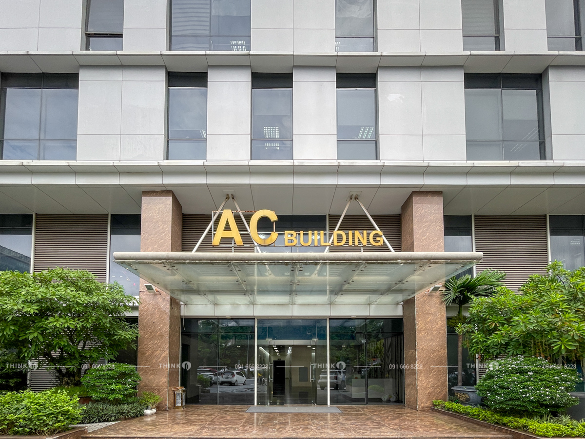 Lối vào sảnh toà nhà AC Building Duy Tân