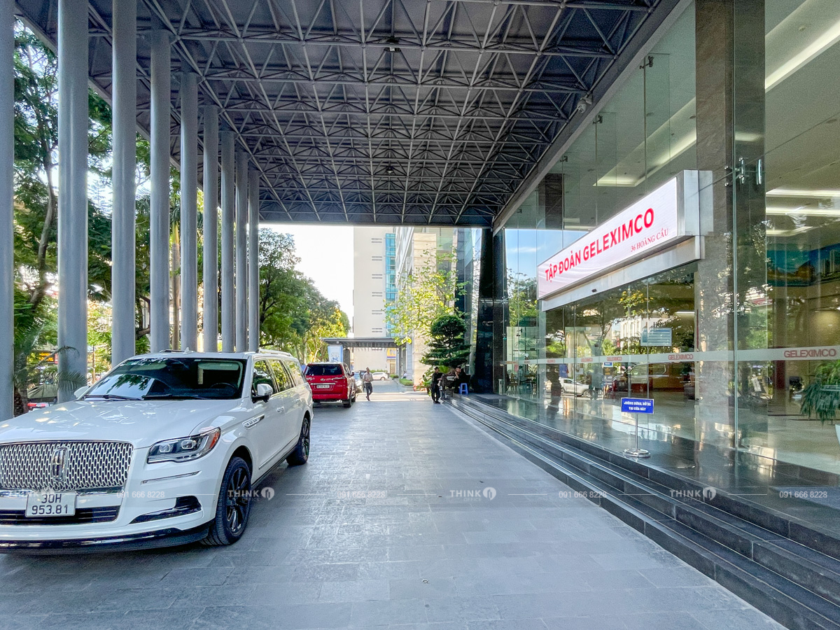 Lối vào sảnh toà nhà Geleximco Building Hoàng Cầu