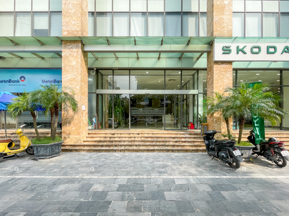 Lối vào sảnh toà nhà Sao Mai Building