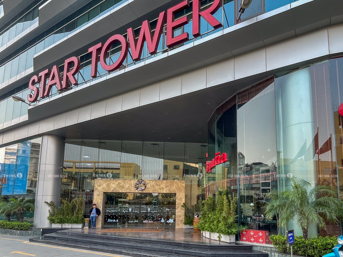 Lối vào sảnh toà nhà Star Tower Dương Đình Nghệ