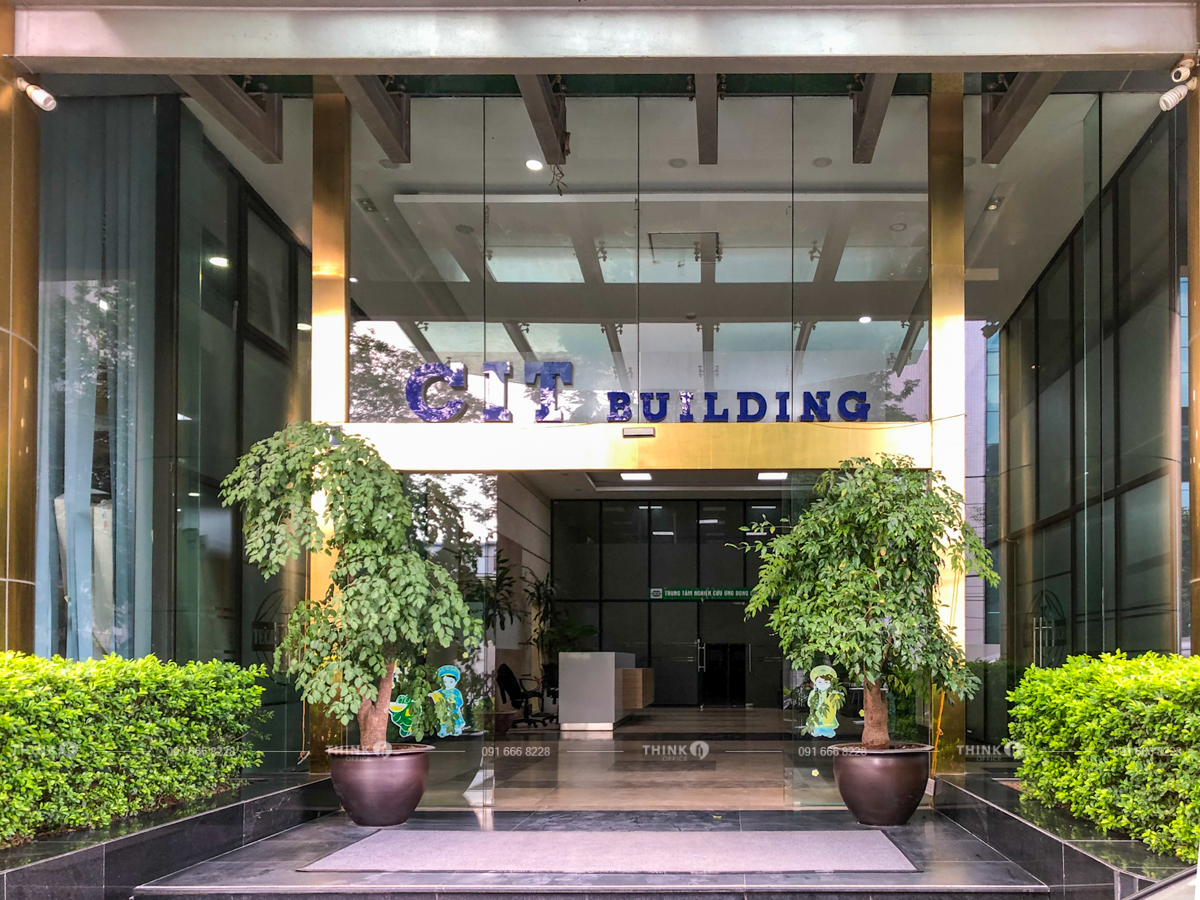 Lối vào sảnh văn phòng CIT Building Duy Tân