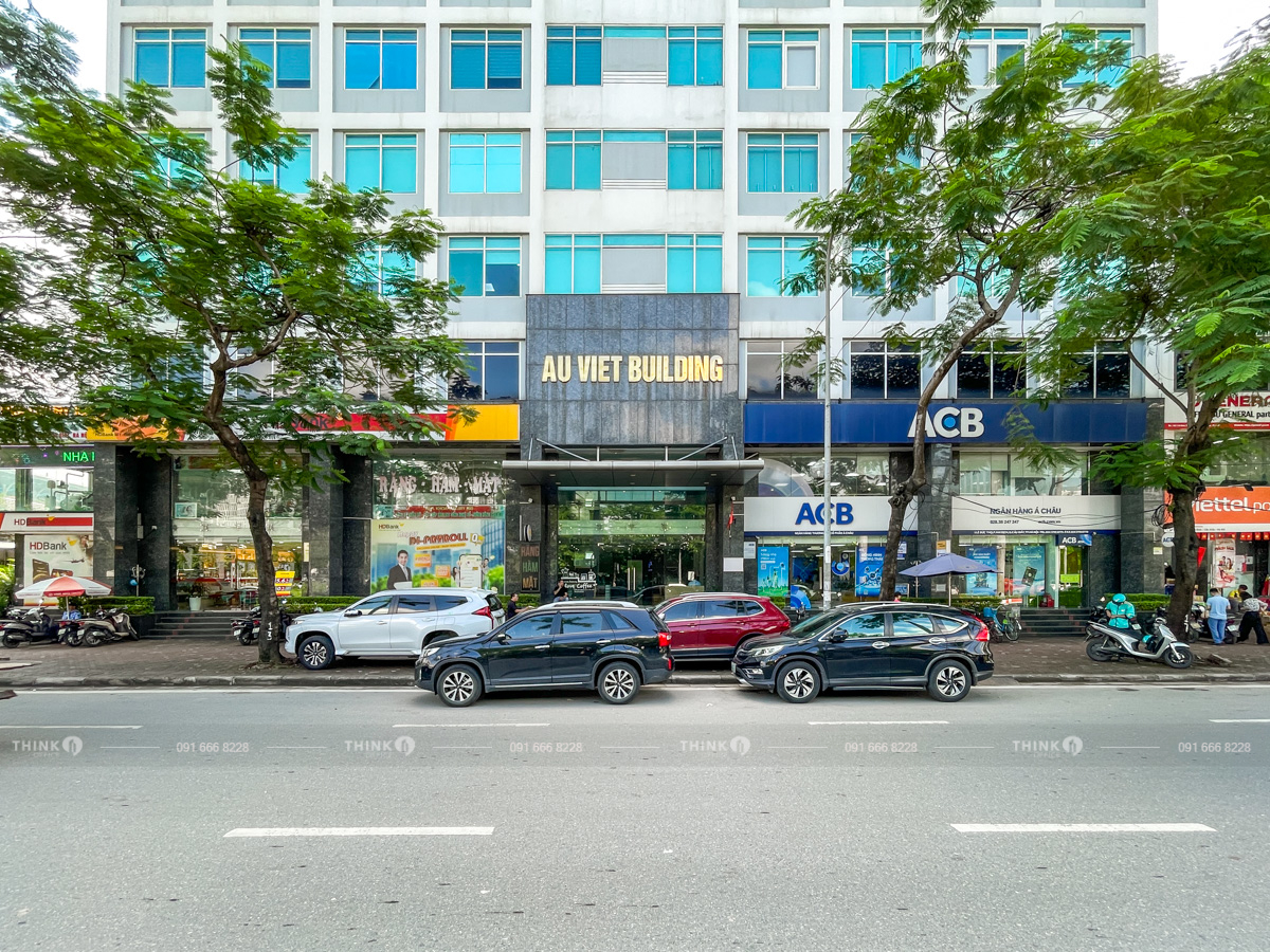 Lối vào sảnh văn phòng toà nhà Âu Việt Building