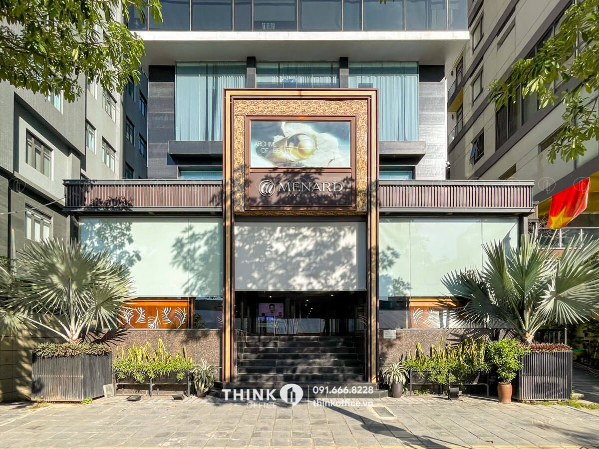 Lối vào sảnh chính văn phòng toà nhà VMT Building Duy Tân Cầu Giấy