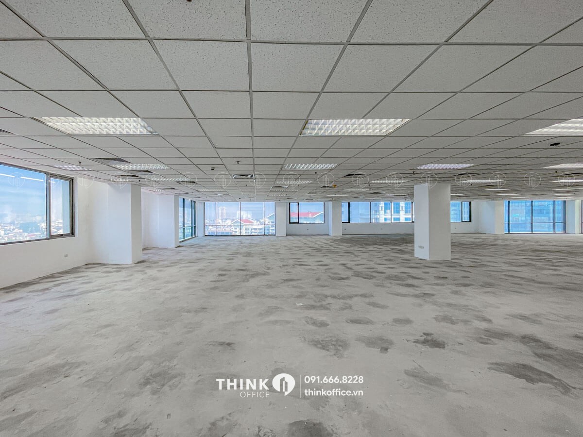 Mặt bằng điển hình cho thuê Handiresco Tower 521 Kim Mã