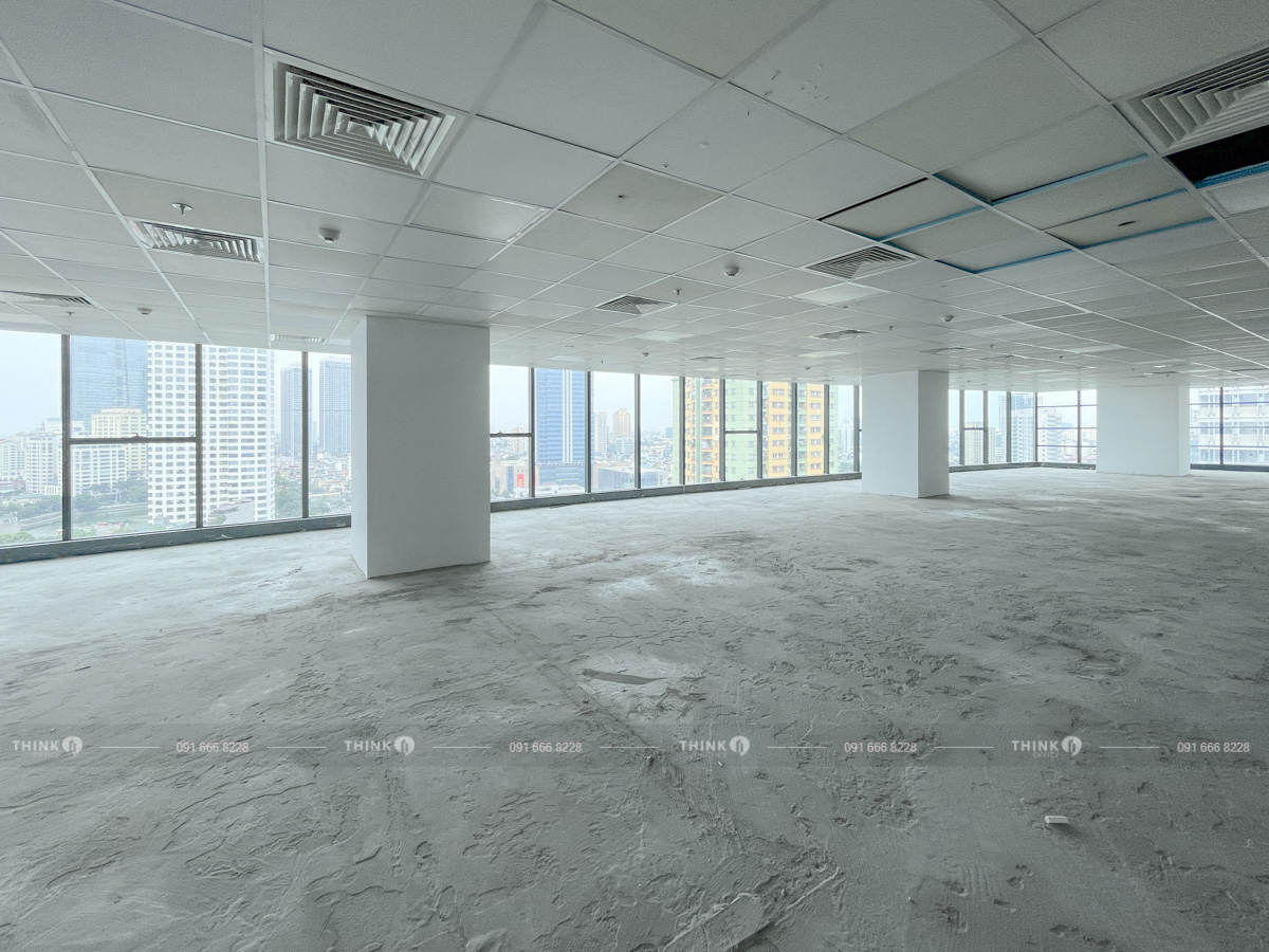 Mặt bằng điển hình cho thuê toà nhà Rox Tower Nguyễn Chí Thanh