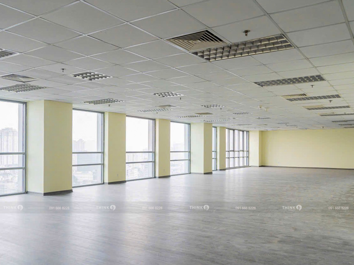 Mặt bằng văn phòng cho thuê điển hình Icon4 Tower