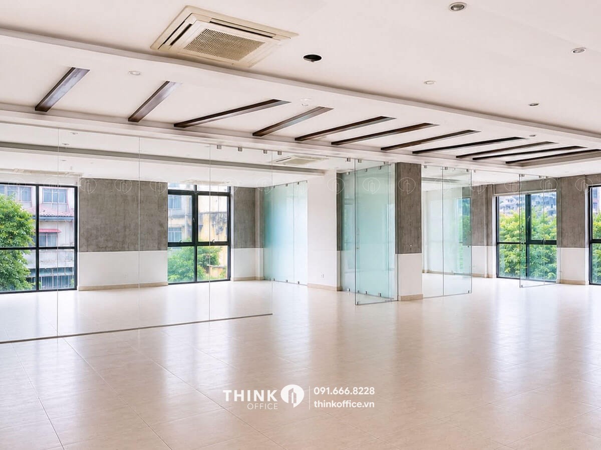 Diện tích văn phòng cho thuê điển hình toà nhà D2 Giảng Võ