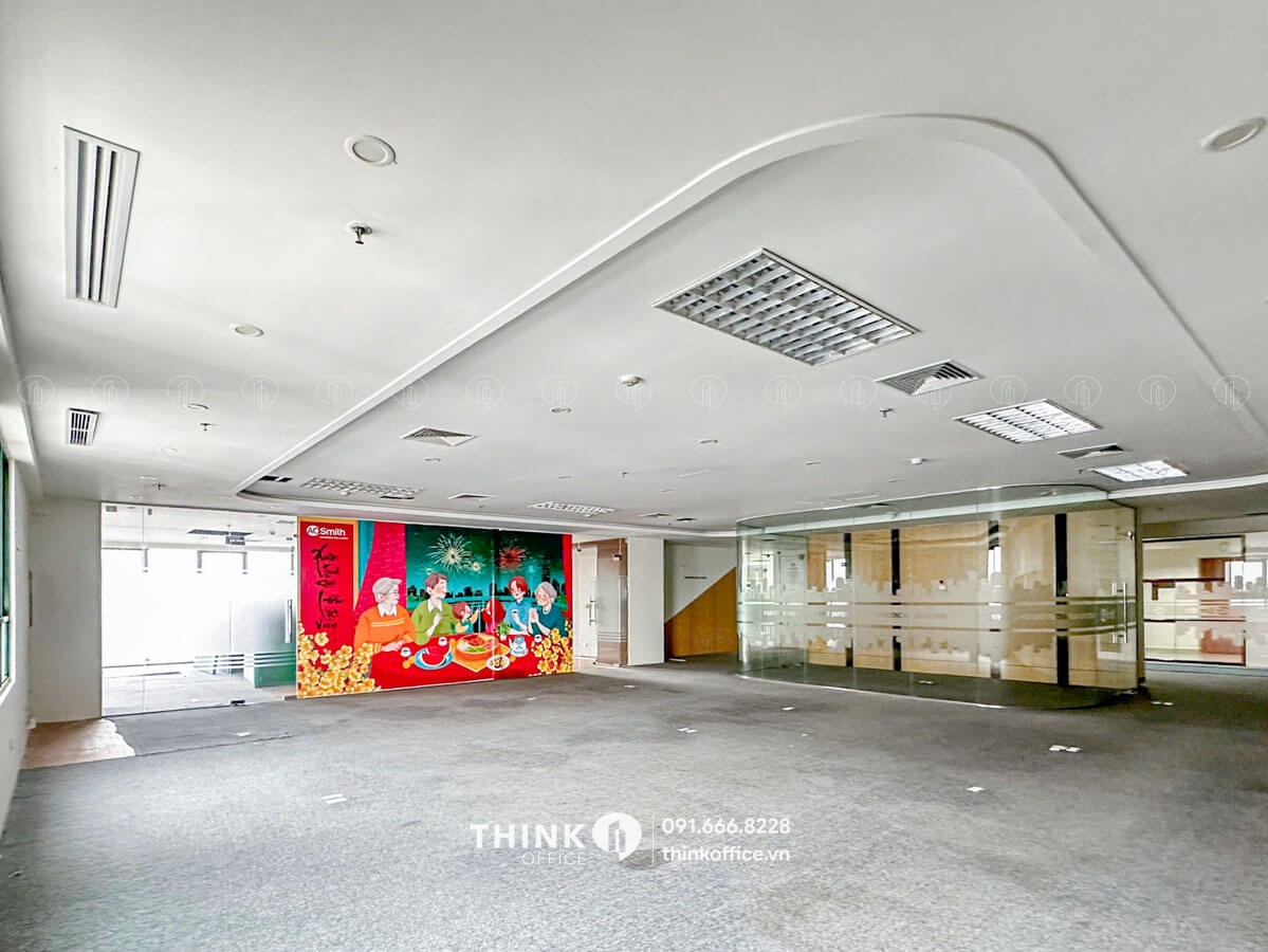 Mặt bằng văn phòng cho thuê điển hình toà nhà Harec Building
